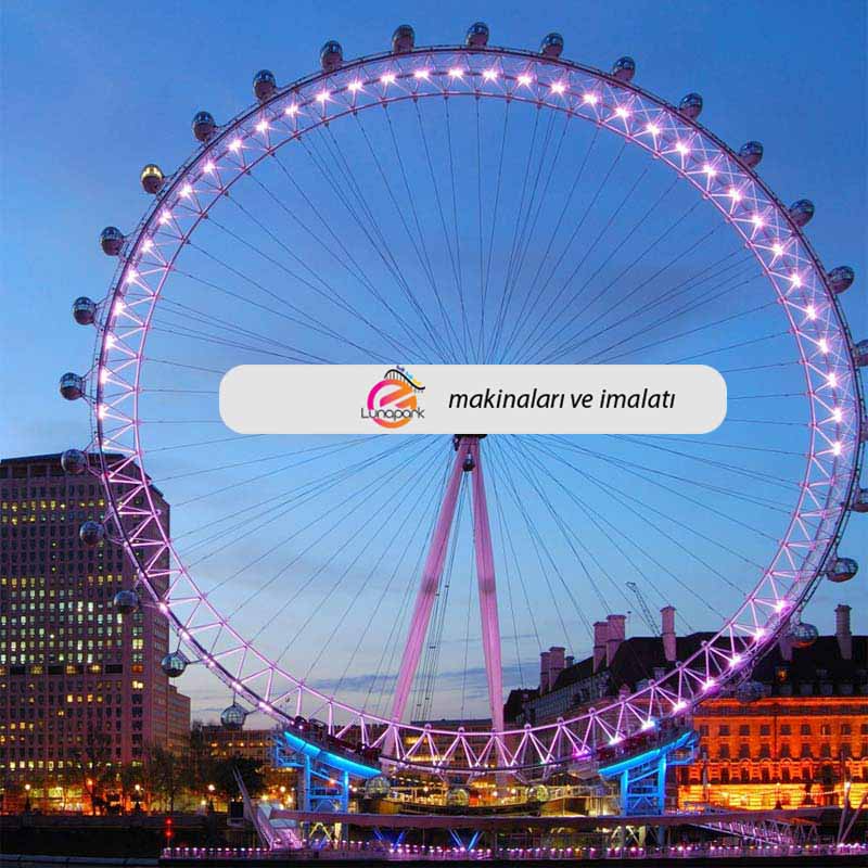 65m Ferris Wheel 65 Mt Dönme Dolap Lunapark makinası