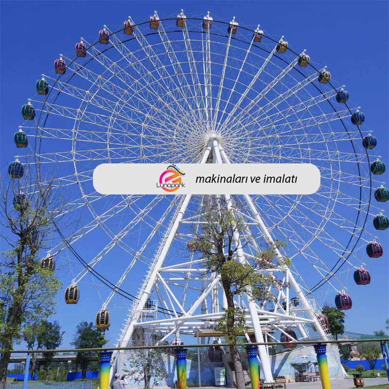 65m Ferris Wheel 65 Mt Dönme Dolap Lunapark makinası