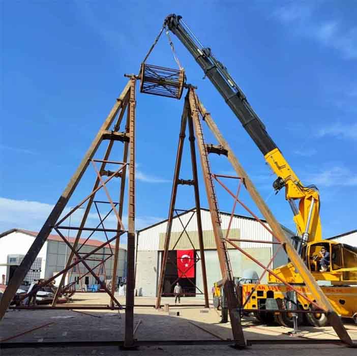 18 Kovalı Dönme Dolap 18 kovalı dönme dolap kurulumu